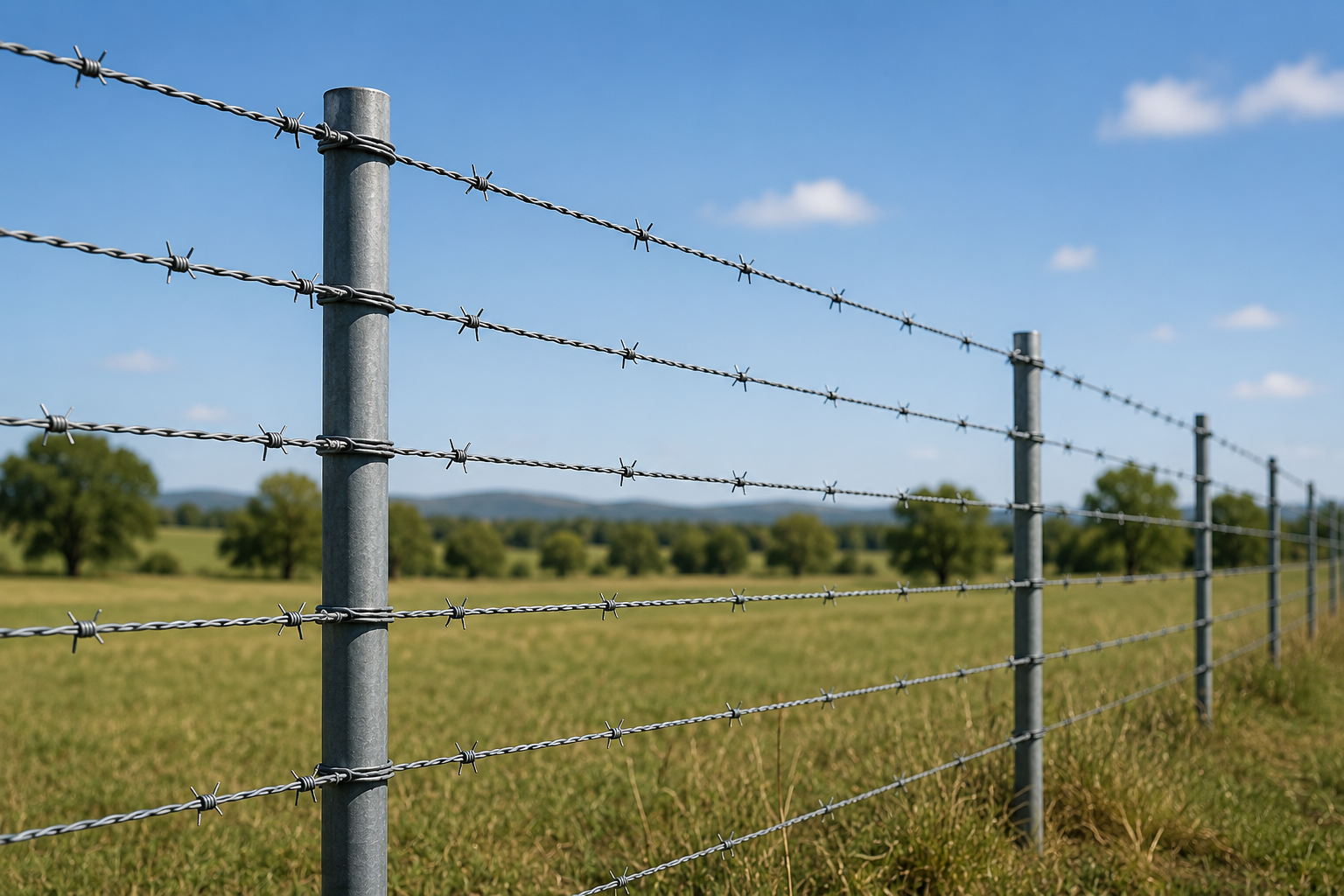 Barbed Wire Fencing